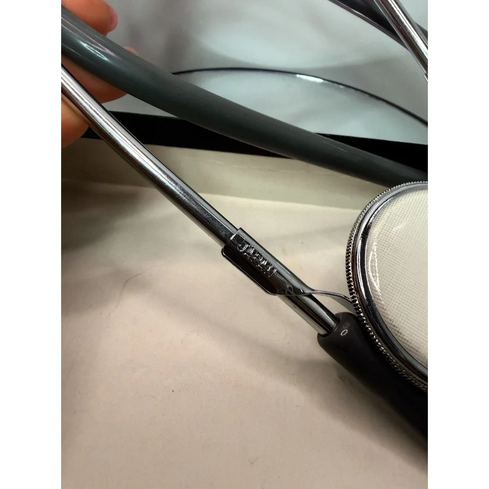 Vintage Labtron No 400 Dual Head Lightweight Stethoscope Grey Made in Japan